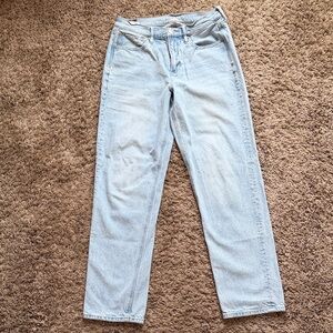 American Eagle Outfitters Light Blue 90s Straight Jeans